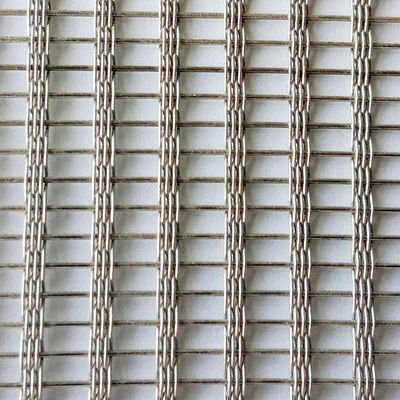 Cavo 0.2mm Mesh Glass Laminated Metal Fabrics per le applicazioni di vetro laminate