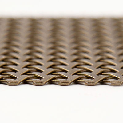 Cavo tessuto decorativo d'ottone di alluminio Mesh Durable Anodizing