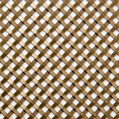 Cavo tessuto decorativo d'ottone di alluminio Mesh Durable Anodizing