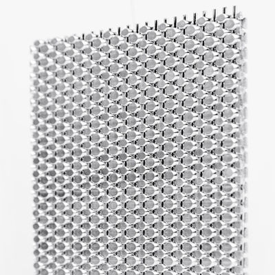 0.5m-2.0m galvanizzati rivestono di ferro il cavo tessuto decorativo Mesh Fabric For Filtration