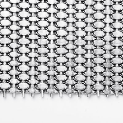 0.5m-2.0m galvanizzati rivestono di ferro il cavo tessuto decorativo Mesh Fabric For Filtration