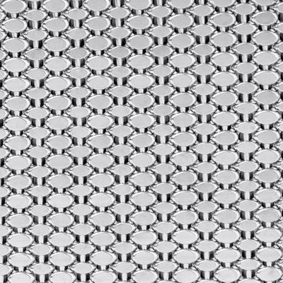 0.5m-2.0m galvanizzati rivestono di ferro il cavo tessuto decorativo Mesh Fabric For Filtration
