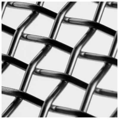 Cartoni di maglia di filo di acciaio inossidabile galvanizzato chiuso con crimp con confezione di 2,5 mm di diametro