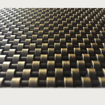pannelli di rete di filo tessuto resistenti alla corrosione di acciaio rettangolo nickel plating