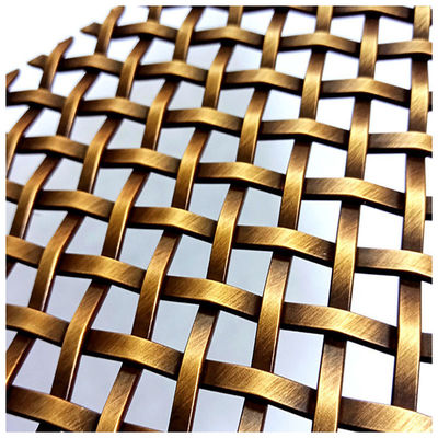 Tessuto di saia d'anodizzazione Mesh Panels Fire Resistance tessuto