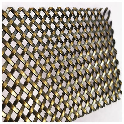 Tessuto di saia d'anodizzazione Mesh Panels Fire Resistance tessuto