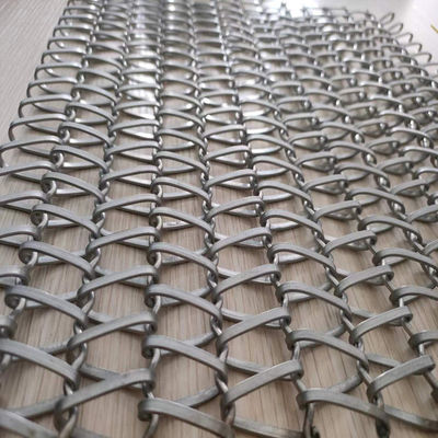 0.5mm-2.0mm Diametro del filo Maglia a spirale con certificato SGS / Larghezza 0.5m-2.0m