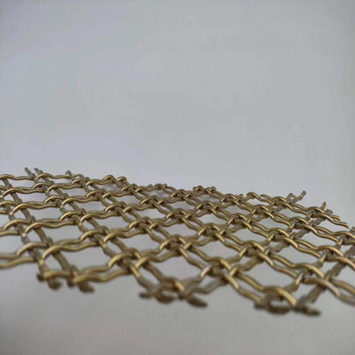 400 Mesh Pvd Gold Decorative Metal Mesh Per Applicazioni Commerciali