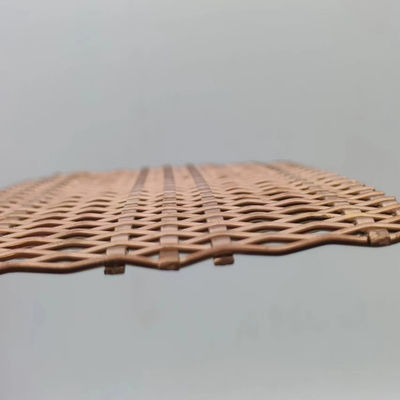 Acciaio di colore di ottone Filtro di acciaio Decorativo Filtro di maglia Screen Pvc Rivestito