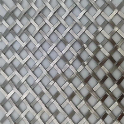 Moderno stile interno mesh di filo di acciaio inossidabile piatto per proteggere la ringhiera