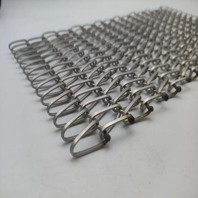 Diametro della rete di filo tessuto a spirale d'argento Dimensione 2 mm-20 mm