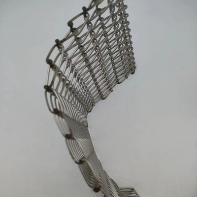 Diametro della rete di filo tessuto a spirale d'argento Dimensione 2 mm-20 mm