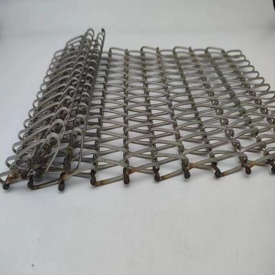 0.5mm-2.0mm Diametro del filo Maglia a spirale con certificato SGS / Larghezza 0.5m-2.0m