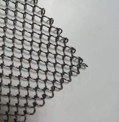 Copper Polished Finish Architettonica Maglia di metallo espanso con stile Twill Weave