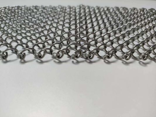 Copper Polished Finish Architettonica Maglia di metallo espanso con stile Twill Weave