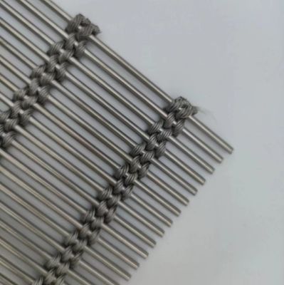 Soluzione di divisori per stanze tessuto a maglia di metallo flessibile PVD per coprire il muro