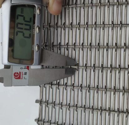 Rivestimento anodizzante Quadrato di tessuto a maglia metallica leggera e flessibile
