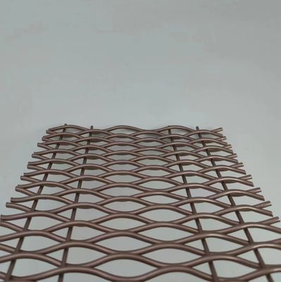 Acciaio rosa oro tessuto architettonica rete di filo tessuto con vernice per ringhiera