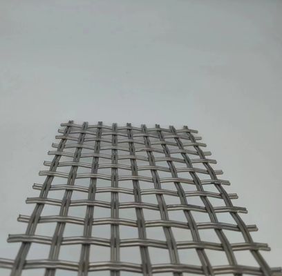 Argento 1,2 mm Architettura Woven Wire Mesh Soluzione di recinzione di sicurezza superiore