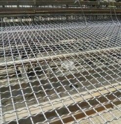 30m OEM Galvanizzato Crimped Wire Mesh in screening e filtraggio