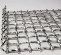 OEM PVC rivestito chiuso Crimp Wire Mesh per prodotti ad alte prestazioni