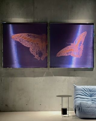 Mural di maglia di filo tessuto ad alta durata per tessuto a maglia 3d