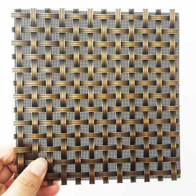 Griglie metalliche decorative a maglia da 2-6 mm a forma di foro quadrato