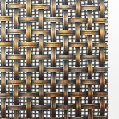 Griglie metalliche decorative a maglia da 2-6 mm a forma di foro quadrato