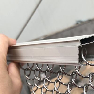 Infissi decorativi in metallo per bobine di telaio con filo di ferro personalizzato 9 mm 80% Area aperta
