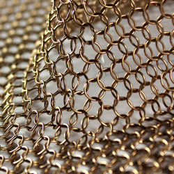 schermo / cortina di filtraggio della luce anello link mesh tenda con 1mm Guague filo
