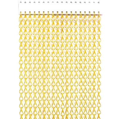 Sfondo di parete Multi Color Metal Mesh Curtain Decorative Screen Aluminum Chain Mesh