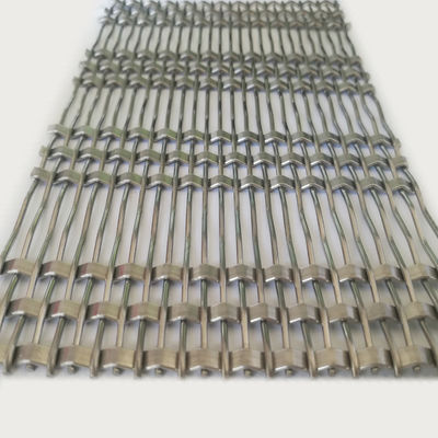 0.8mm 2.0mm Diametro del filo Acciaio inossidabile Griglia architettonica Facile installazione