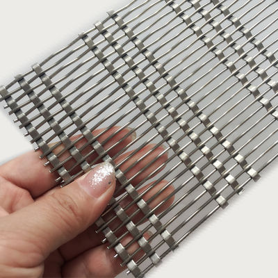 0.8mm 2.0mm Diametro del filo Acciaio inossidabile Griglia architettonica Facile installazione