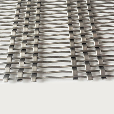 0.8mm 2.0mm Diametro del filo Acciaio inossidabile Griglia architettonica Facile installazione