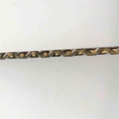 Diametro del filo 0,8 mm 2,0 mm pannello di maglia in acciaio inossidabile tessuto semplice per il muro di copertura