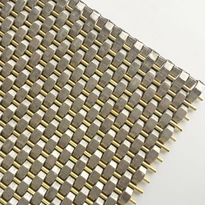 Diametro del filo 0,8 mm 2,0 mm pannello di maglia in acciaio inossidabile tessuto semplice per il muro di copertura