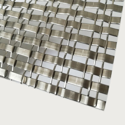 Acciaio inossidabile Griglia di apertura architettonica Dimensione 1,2 mm 5,0 mm Diametro del filo 0,8 mm 2,0 mm Lunghezza 30 m