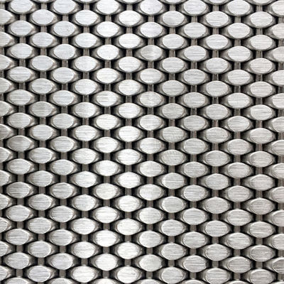 Maglia architettonica in acciaio inossidabile a tessuto semplice per decorazioni in oro 0,5 m 2,0 m di larghezza