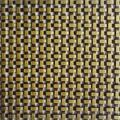 In acciaio inossidabile Decorative Woven Wire Mesh for Length 30m-100m in Art Installazioni per porte mobili