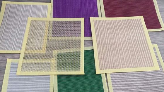 Lustratura di vetro stratificato a maglia di filo 1-2m larghezza Cooper Cloth per grafica incisa