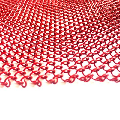 Draperie di bobine metalliche personalizzate 1.1 kg/m2 Peso e dimensione del foro personalizzato per le prestazioni