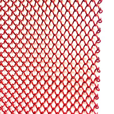 Draperie di bobine metalliche personalizzate 1.1 kg/m2 Peso e dimensione del foro personalizzato per le prestazioni