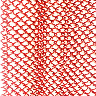Draperie di bobine metalliche personalizzate 1.1 kg/m2 Peso e dimensione del foro personalizzato per le prestazioni