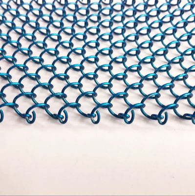 Particolari per interni, persiana a rulli in metallo decorativa, reticolare da 70 mm, maglia da 5 mm, vernice a spruzzo