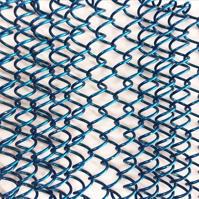 Connessione a catena a maglia personalizzata sfondo decorazione recinzione da giardino galvanizzato recinzione di sicurezza tessuto roll post