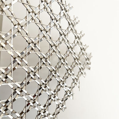 Elegante rete metallica architettonica rete di filo tessuto per schermi decorativi per mobili