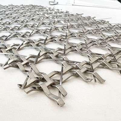 Elegante rete metallica architettonica rete di filo tessuto per schermi decorativi per mobili