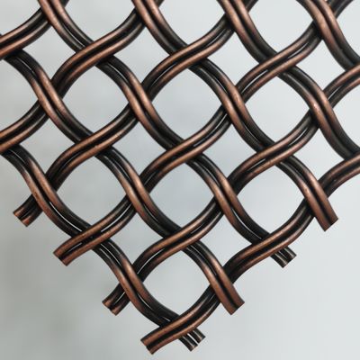 Architettura Antico ottone rete di filo tessuto in retromarcia tessuto olandese 52% Area aperta Per il soffitto