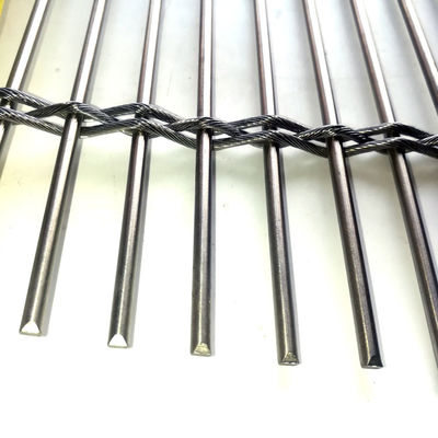 304 Acciaio inossidabile mesh di filo architettonico per rivestimento esterno facciata
