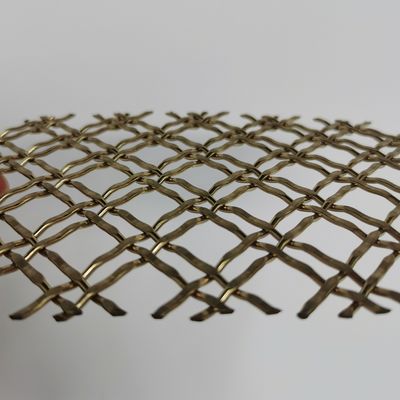 Architettura Crimped Woven Wire Mesh Metal Wire Mesh come ringhiera può essere utilizzato come sicurezza interna ed esterna